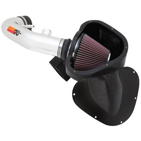 K&N Cold Air Intake Kit: High Performance, Guaranteed to Increase Horsepower: 2011-2014 FORD (Mustang GT) 69-3527TP