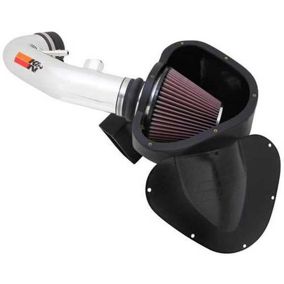 K&N Cold Air Intake Kit: High Performance, Guaranteed to Increase Horsepower: 2011-2014 FORD (Mustang GT) 69-3527TP