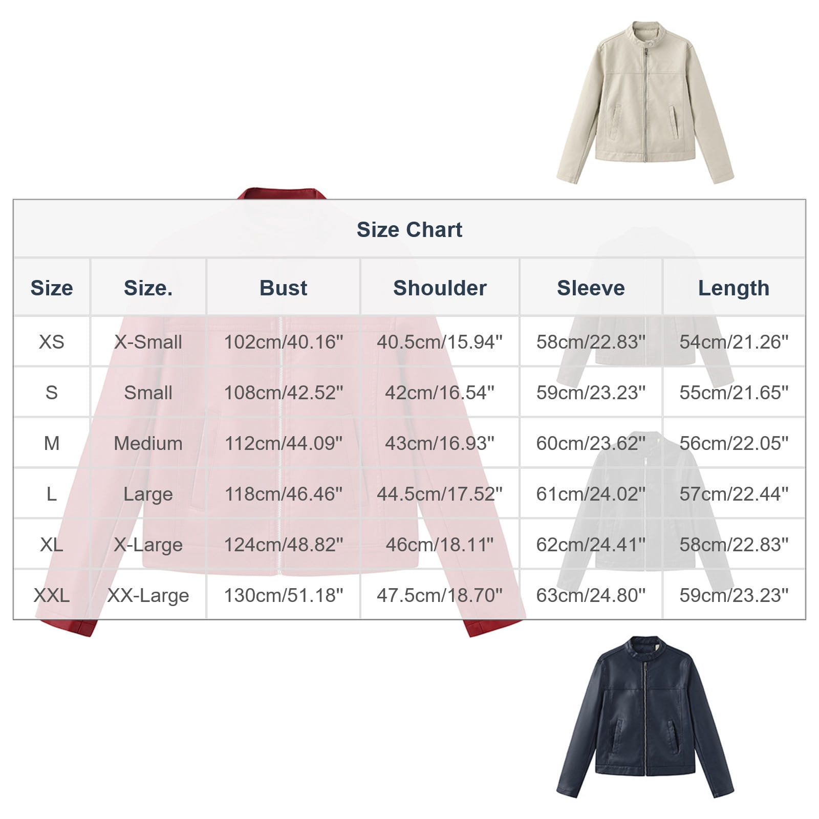 Faux Leather Jacket Womens Motorcycle Racing Bomber Coat Pockets Long Sleeve Zipper Retro Moto Biker Outfits (2XL, Blue)
