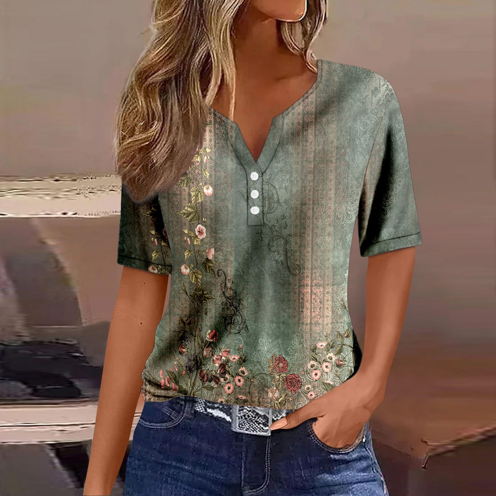 WILLBEST Canada T Shirt Womens Tops Neck Buttons Sexy Shirts Short Sleeve Dressy Blouses Geometric Print Sweatshirts Clothes - Walmart.ca WILLBEST Canada T Shirt Womens Tops Neck Buttons Sexy Shirts Short Sleeve Dressy Blouses Geometric Print Sweatshirts Clothes - Walmart.ca