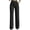 Black, variant on Women's High Waist Wide Leg Suit Pants, Elegant Pleated Trousers with Pockets, Straight Fit Flowy Business Casual Pants for Work Office Daily Wear Wine M