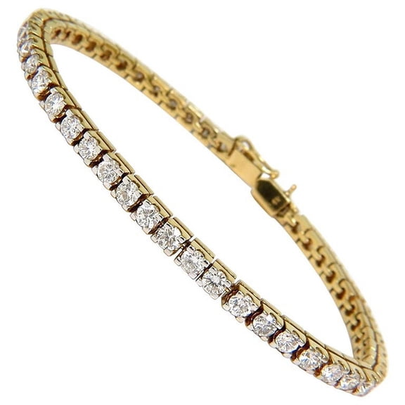 6.00CT CLASSIC DIAMOND TENNIS BRACELET G/VS 14KT