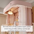 thumbnail image 5 of Dorm Bunk Bed Canopy Curtain with Frame Bed Tent,Blackout and Mesh Curtain, Portable Sleeping Tents for Bedroom, 5 of 7