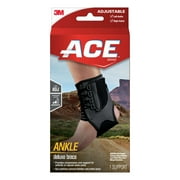 سوار الكاحل الفاخر من ماركة Ace ، قابل للتعديل ، نظام ربط الدانتيل السريع