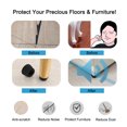 thumbnail image 4 of Unique Bargains 50pcs Rubber Feet Bumper Pads for Amplifier Printer Table Desk Leg, D13x11xH7mm, 4 of 7