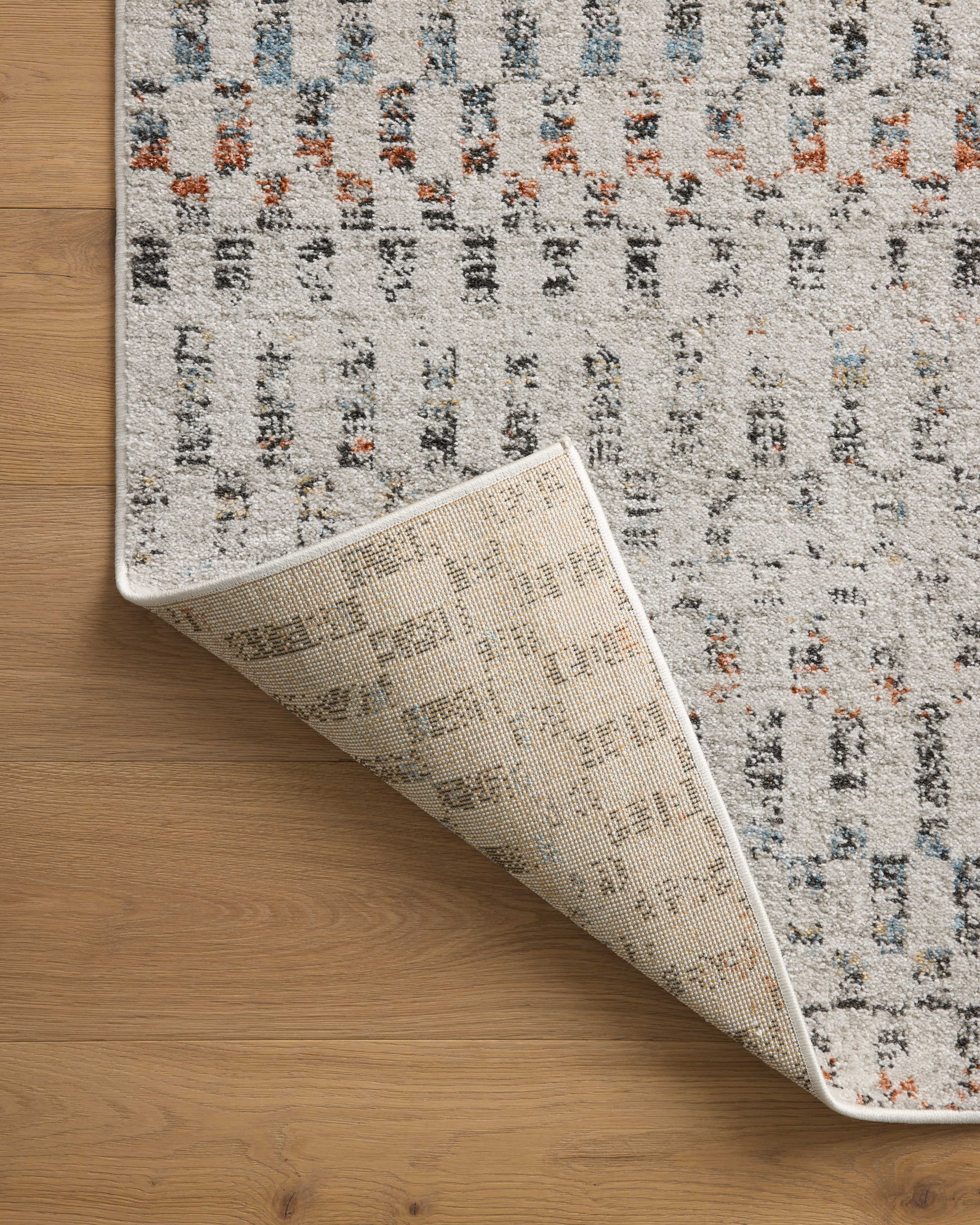 Loloi Kamala Grey / Multi 18" x 18" Sample Rug