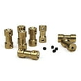 thumbnail image 4 of 6-6mm Brass Motor Copper Shaft Coupling Coupler Connector Sleeve Adapter, 4 of 8