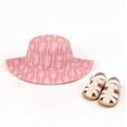 thumbnail image 4 of Jamicy Baby Sun Hat Summer Sun Protection Wide Brim Soft Lining Beach Hats for Boys and Girls Toddler Bucket Hat, 4 of 8