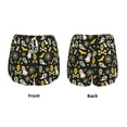 thumbnail image 5 of Lsque cartoon Skull spider web Printed Women's Running Shorts with Liner Pockets,Elastic Quick Dry Workout Athletic Gym Yoga Shorts,Womens High Waist Shorts-Medium, 5 of 9