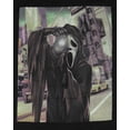 thumbnail image 2 of Scream Ghost Face Men's City Scene Graphic Print Horror Film Adult T-Shirt, 2 of 3