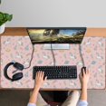 thumbnail image 4 of Long Mouse Pads for Desk,Pink Cartoon Unicorn Space Pattern Desk Mats on Top Of Desks, Desk Mouse Pad Extra Large with 3mm Non-Slip Base and Stitched Edge for Gaming,Office,Work,Home 47.3"x23.6", 4 of 6
