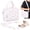 Pink, variant on Travel Hanging Toiletry Bag Waterproof Women Makeup Organizer Bag Large Capacity Portable Cosmetic Toiletry Storage Organizer for Full Sized Shampoo Conditioner Lotion Comb