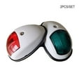 thumbnail image 4 of Fearlessin Pack of 2 Boat Signal Lamp Detachable Professional IP67 Waterproof Sealed 3W 12V-24V Automobile Tail Light Accessories White, 4 of 6