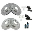 thumbnail image 2 of TRQ Front & Rear Ceramic Brake Pad & Rotor Kit w/Fluids for Nissan Armada Titan BKA16803 Fits select: 2004-2005 INFINITI QX56, 2 of 6