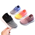 thumbnail image 6 of EliteGoogv Toddler Boys Girls Sneakers Slip On Shoes Kids Lightweight Breathable Walking Shoes Casual Colorblock Unisex Flat Sneakers US :8, 6 of 7