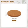 thumbnail image 2 of Round Felt Furniture Pads, 8Pack 1" Dia x 0.12" Thick Adhesive Backed Felt Non-slip Anti-scratch Felt Pads Chair Leg Protectors for Protecting Hardwood Floor, Light Brown, 2 of 7