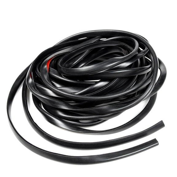 Fender Flares Edge Trim Rubber Seal for Car and Truck Wheel Wells, Rubber Gasket for Fender Flares 30ft Universal Wiper Style Trim with Tape