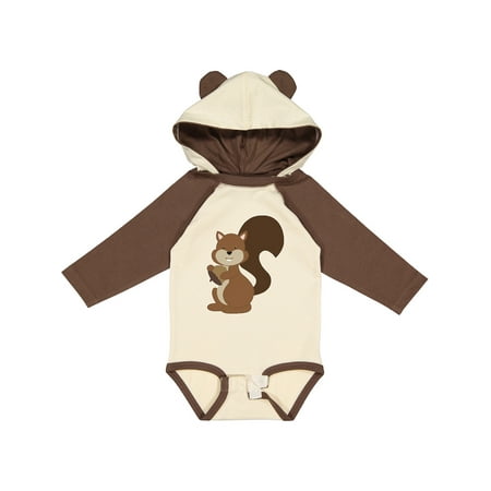 

Inktastic Squirrel Gift Baby Boy or Baby Girl Long Sleeve Bodysuit