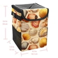 thumbnail image 5 of Shell Foldable Car Trash Bin with Lid, Leak-proof Hanging Storage Bag - Mini Trash Can for Car, 5 of 6