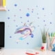 thumbnail image 5 of Pegatinas de pared de ballenas que brillan en la oscuridad - Calcomanías de PVC azul para habitaciones infantiles, guardería, fiestas y decoración navideña, 5 of 6