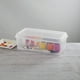 thumbnail image 4 of Caja de almacenamiento Sterilite rectangular con tapa abatible, paquete de 6 unidades, 4,5 L, transparente, 4 of 9