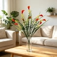 thumbnail image 2 of Artificial Lily of the Valley Flowers, Artificial Fake Silk Flowers Plants, DIY Garden Craft Art Decor, Decorations Plastic Floral Table Centerpieces for Home Party Decorate Red, 2 of 6