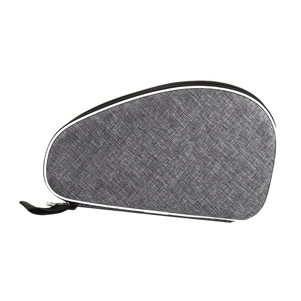 Estuche para raquetas de tenis de mesa, estuche para paletas de pong, accesorios deportivos, práctico, duradero, Gris
