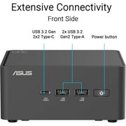 Asus NUC 15 Pro RNUC15CRHC70000U Barebone System - Mini PC - Intel Core 7 240H - Intel Chip - DDR5 SDRAM Maximum RAM Support - 2 Total Memory Slots - NVMe Controller - Intel - IEEE 802.11be - Bluet...
