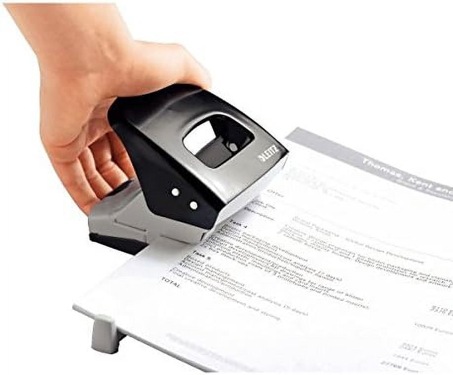 Leitz Metal Office Hole Punch NeXXt Black