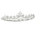 thumbnail image 2 of Xinyolin Women Tiaras Shining Exquisite Craft Alloy Faux Pearl Leaves Rhinestone Crown Hair Accessories, 2 of 8