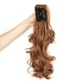 thumbnail image 3 of LELINTA Women 18" Long Wave Claw Jaw Ponytail Hair Extension Piece 170g, 3 of 5