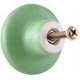 thumbnail image 3 of Herrajes decorativos para muebles para su hogar, amplia aplicación, material cerámico, aspecto brillante, resistente, duradero, bonitos pomos verdes para cajones, armarios, puertas, alacenas, cajas, 3 of 5