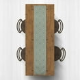 thumbnail image 2 of Creative Products Dotted Diamond Sage Green 16x72 Poly Twill Table Runner, 2 of 3