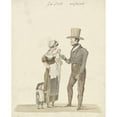 thumbnail image 2 of Pieter van Loon 15x18 Gold Ornate Wood Frame and Double Matted Museum Art Print Titled - Family Group (1811 - 1873), 2 of 4
