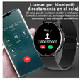 thumbnail image 2 of Wünd Reloj Inteligente Mujeres Hombre Deportivo Llamada Bluetooth Color de la correa Negro, 2 of 5