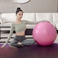 thumbnail image 1 of Pelota de yoga a prueba de explosiones de PVC espesada, pelota de fitness para niños, mujeres embarazadas, pelota de masaje, juego de pelota de fitness para el hogar y el bebé, 1 of 1