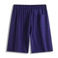 thumbnail image 4 of WERYOUNG Mens Athletic Shorts Casual Trendy Patchwork Vacation Shorts Running Basketball Shorts Male Stylish Loungewear Shorts,Purple,Xl, 4 of 4