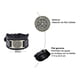 thumbnail image 2 of Pulsera de cuero MADIOLA Vikingo Vegvisir Negro/Bronze, 2 of 6
