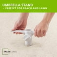 thumbnail image 4 of Mainstays 15.4'' Size White Multi-Purpose Resin Screw-in Sand Anchor, 4 of 11