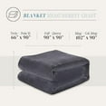 thumbnail image 3 of Elegant Comfort Luxury Velvety Feel Blanket, All-Season Lightweight Blanket, Ultra Plush, Soft, Flannel Fleece for Couch, Sofa, Bed, Travel, Solid Design,King/California King, Grey, 3 of 5