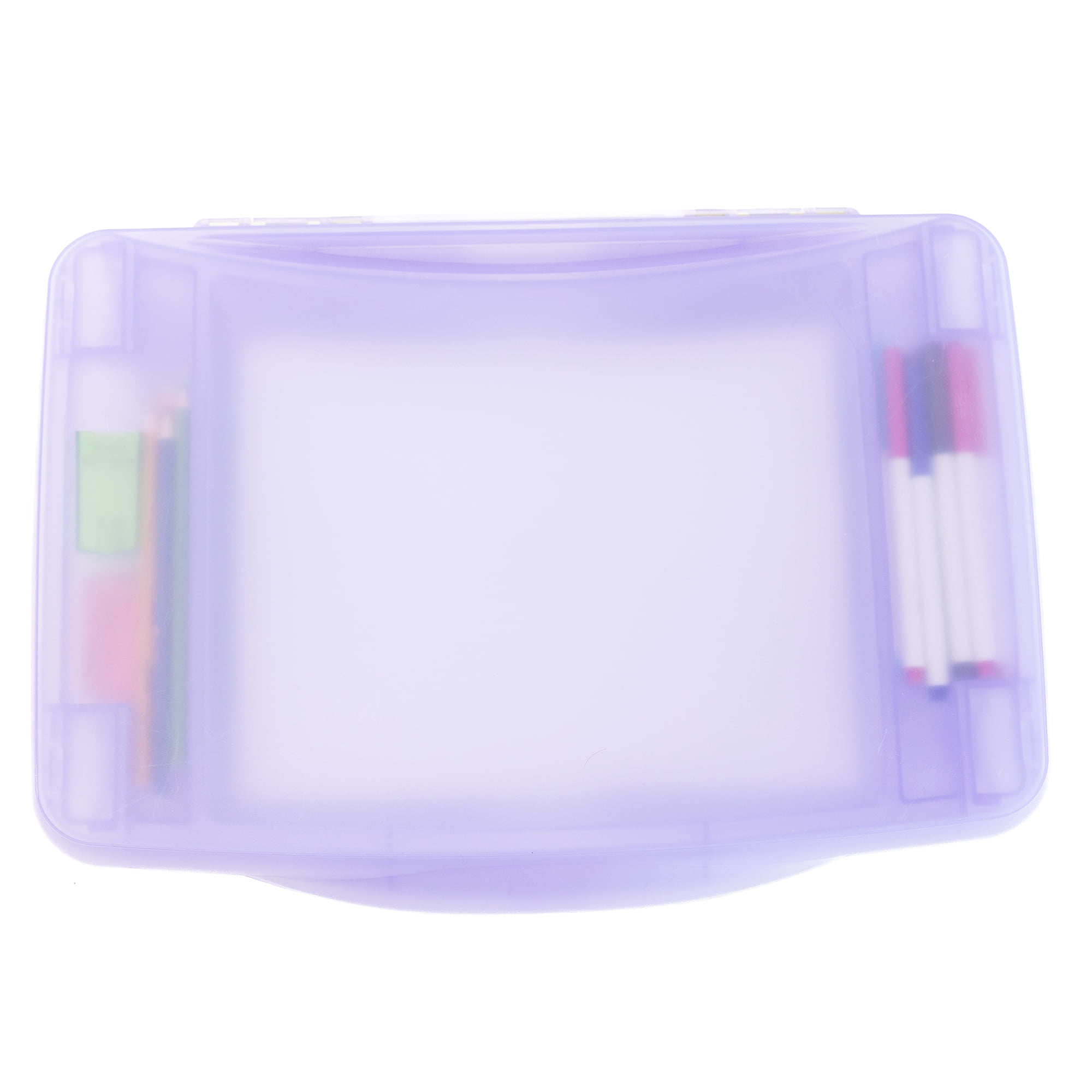 Everything Mary Foldable Lap Desk, Purple - Storage Lap Desk for Arts, Crafts, School, Reading, and More