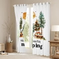 thumbnail image 3 of Erosebridal Retro Camper RV Print Curtains Pack of 2 (42x84 Each),Happy Camping Theme Curtains Blackout For Camping Lover, 3 of 7