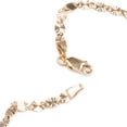 thumbnail image 4 of Cadena Collar Ametrinaa Valentina Tritono 4mm Unisex 55cm Oro Italiano Solido 10k, 4 of 5