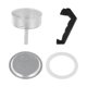 thumbnail image 5 of Espresso Coffee Moka Pot Replacement Parts For Cups Moka Pot Handle Gasket Seal Funnel Filter Accessories, 5 of 11
