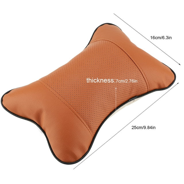 Soft Car Headrest Pillow Breathable Support Cushion Pad Relieve Fatigue, Relax Muscles