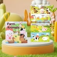 thumbnail image 2 of A Toy Fabric Book With Crinkle Sound Safe Chew Educational Book Interactive Learning Fabric Book Textured Fabric Reading Material For Kids Multidimensional Sensory Stimulation And Tearproo, 2 of 6