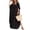 #02Black, variant on 2026 Long Kaftan Dresses Muumuu Plus Size V Neck Vintage Caftan Coverup Dress Navy One Size
