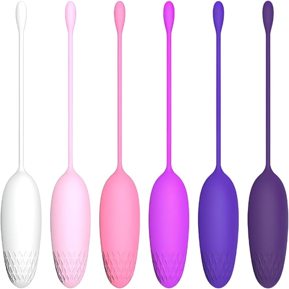 BESTSKY Kegel Ball Exercise System,Pelvic Floor Muscle Trainer with 6 Silicone Weights,Kegel Weight Training for Tightening&Strengthen