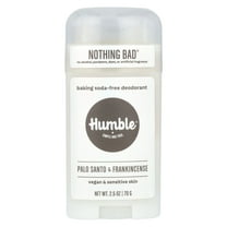 Humble Brands Vegan & Sensitive Skin Baking Soda Free Deodorant Palo Santo & Frankincense, 2.5oz