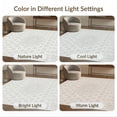 thumbnail image 7 of ODIKA 4'x6' Washable Area Rug Non-Slip, Chair-Friendly, Flatwoven Vintage Dining Farmhouse Interlocking Center Table Ash Tumble Boho Flowing for Home Office, Under Desk, 7 of 7